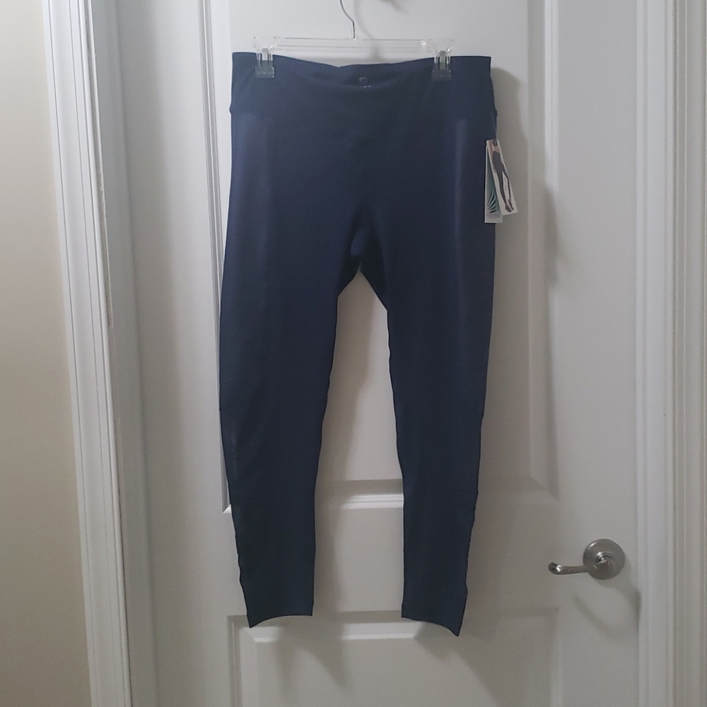 Navy 7/8 ankle active pant